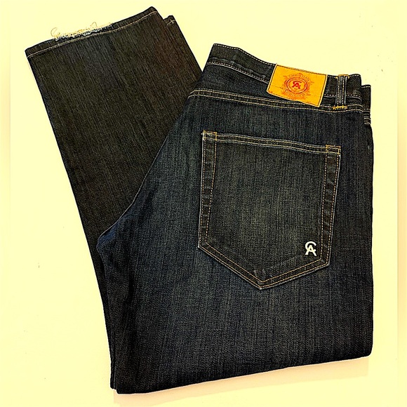 Christian Audigier Dark Indigo Straight Jeans‎ Size 36/30 - Picture 10 of 10